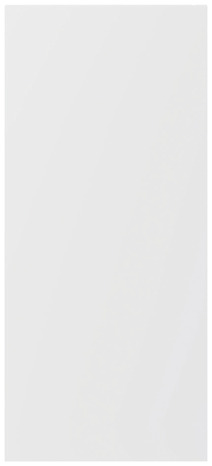 Côté de remplacement haut "Artemisia" blanc moulure l.32 x h.72 x ép.1,8 cm - GoodHome - Brico Dépôt