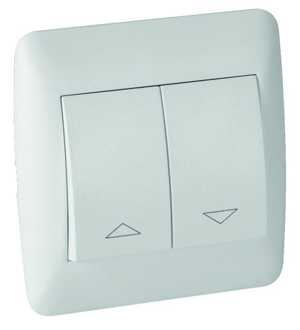 Interrupteur volet roulant "OME" blanc - Brico Dépôt