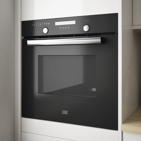 Four multifonction noir à chaleur tournante 3000 W - Cooke and Lewis - Brico Dépôt