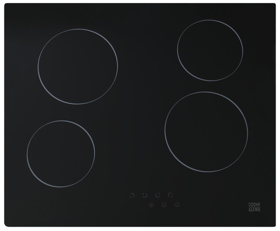 Plaque de cuisson vitrocéramique 4 zones - Cooke and Lewis - Brico Dépôt