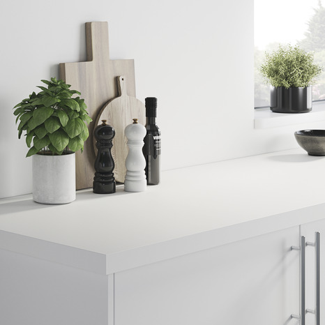 Crédence réversible noir / blanc - l.200 x H.60 cm ep 3 mm - Cooke and Lewis - Brico Dépôt