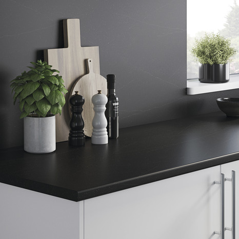 Crédence décor pierre foncé - l.200 x H.60 cm ep 8 mm - GoodHome - Brico Dépôt