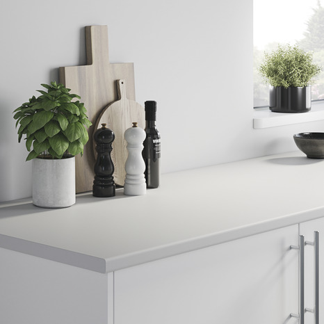 Crédence décor blanc - l.180 x H.60 cm ép 8 mm - GoodHome - Brico Dépôt