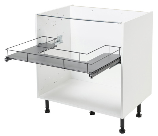 rangement coulissant sous évier "pebre" l.76.4 x h.11.70 cm - GoodHome - Brico Dépôt
