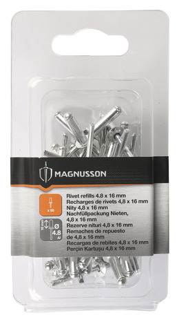 Boite de 50 rivets - 4,8 x 16 mm - MAGNUSSON - Brico Dépôt