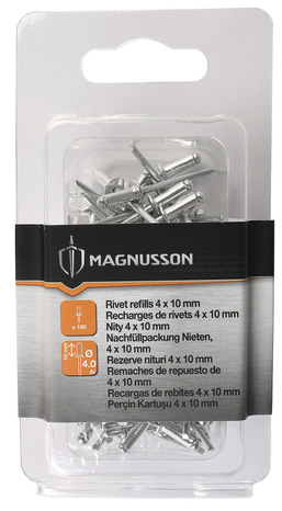 Boite de 100 rivets - 4 x 10 mm - MAGNUSSON - Brico Dépôt