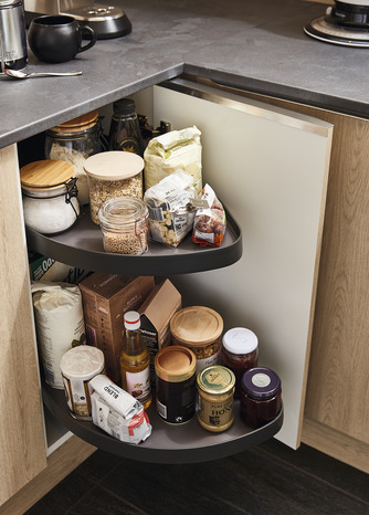 Rangement coulissant gauche space pour meuble bas d'angle 120cm - Cooke and Lewis - Brico Dépôt