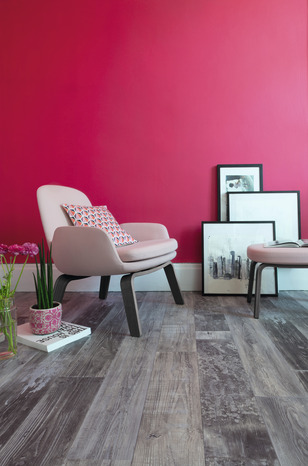 Lino sol PVC "Lewis gris" 4m - Gerflor - Brico Dépôt