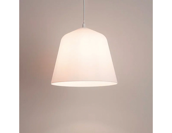 Suspension plastic blanc E27 IP20 - L. 1 m - Brico Dépôt