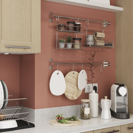 Support pot épices "Datil" 2 bacs - GoodHome - Brico Dépôt