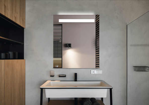 Miroir LED "First" - L. 60 x H. 70 cm - Brico Dépôt