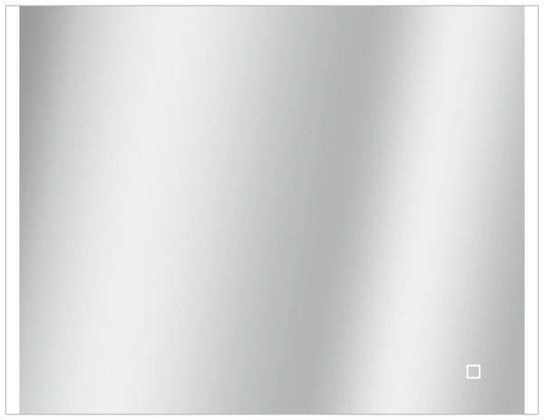 Miroir LED "Grant" - L. 80 x H. 60 cm - Brico Dépôt