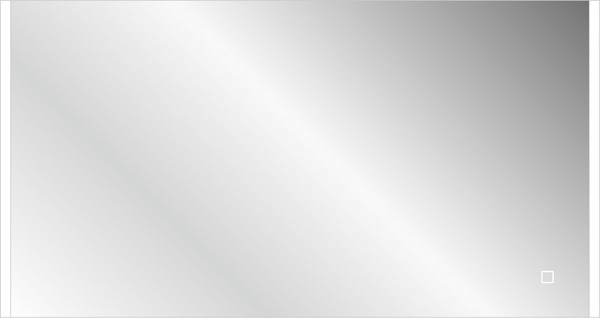 Miroir LED couleur argent GRANT L. 120 x H .60 cm - Brico Dépôt