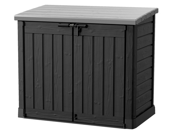 Coffre de rangement extérieur noir et gris SIO MAX 1200L - Keter - Brico Dépôt