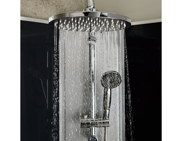 Cabine de douche hydromassante "Onega" L. 85 x l. 85 x H. 225 cm - GoodHome - Brico Dépôt