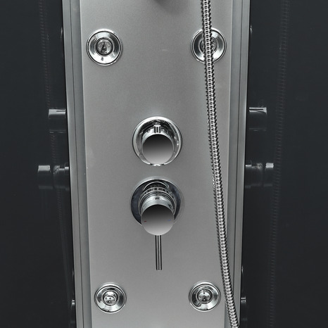 Cabine de douche hydromassante "Onega" L. 85 x l. 85 x H. 225 cm - GoodHome - Brico Dépôt