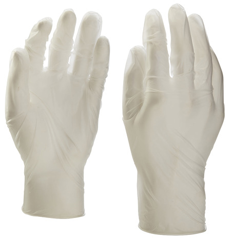 100 gants vinyle jetables - Taille L - Brico Dépôt