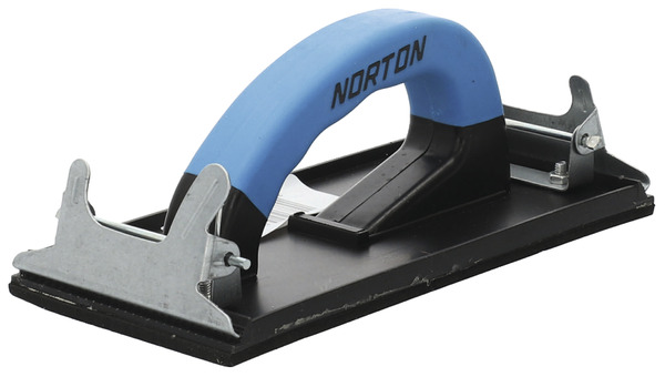 Kit ponçage plâtre cale 93 x 230 et 4 garnitures - Grain 220 - Norton - Brico Dépôt