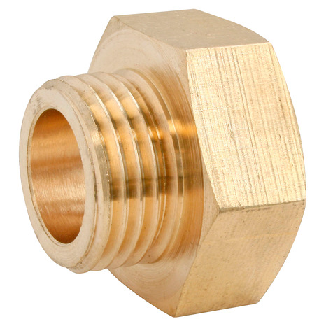 Réduction laiton Femelle 12/17 (3/8") - Mâle 8/13 (1/4") - Somatherm - Brico Dépôt