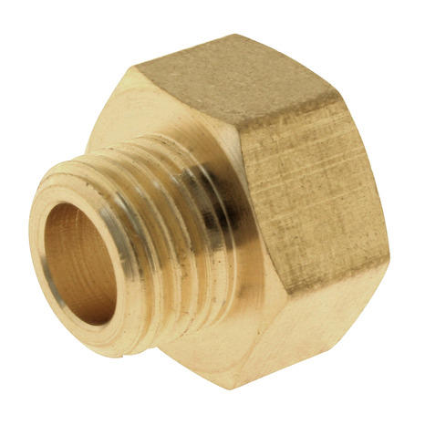 Réduction laiton Femelle 12/17 (3/8") - Mâle 8/13 (1/4") - Somatherm - Brico Dépôt