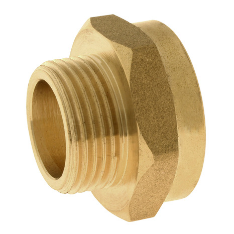 Réduction laiton Femelle 26/34 (1") - Mâle 20/27 (3/4") - Somatherm - Brico Dépôt