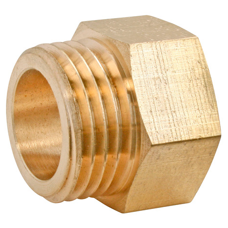 Lot de 2 mamelons égal Femelle 15/21 (1/2") - Mâle 15/21 (1/2") - Somatherm - Brico Dépôt