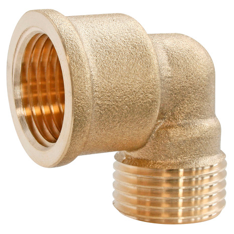 Coude laiton Femelle 20/27 (3/4") Mâle 20/27 (3/4") - Somatherm - Brico Dépôt