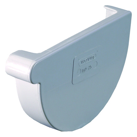 Fond de gouttière en PVC 25 mm gris - First - Brico Dépôt