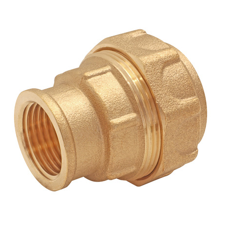 Raccord laiton droit pour PE Ø25 - Femelle 15/21 (1/2") - Somatherm - Brico Dépôt