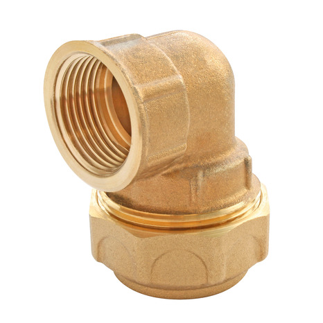 Raccord laiton coudé pour PE Ø20 - Femelle 15/21 (1/2") - Somatherm - Brico Dépôt