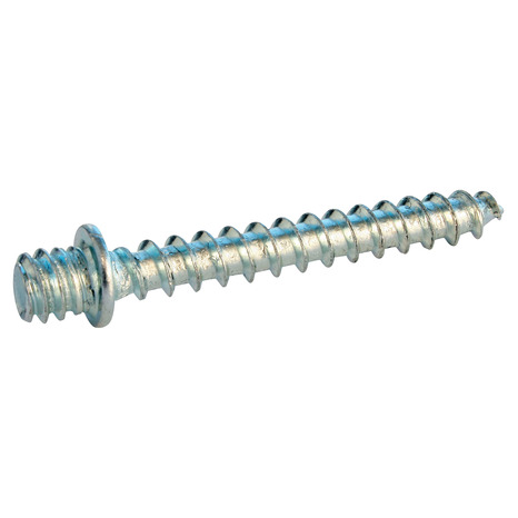 Lot de 25 pattes à vis à bois en acier à épaulement filetage M7/150 longueur 60 mm - Somatherm - Brico Dépôt