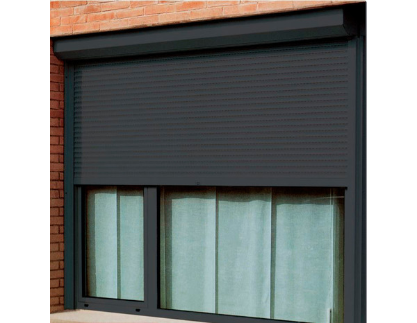 Volet roulant aluminium motorisé gris H.215 x L.180 cm - Brico Dépôt