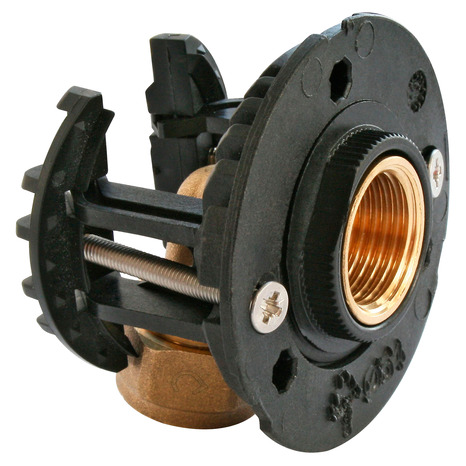 Fixation pour robinetterie Machine à laver pour PER Ø12 raccord à compression sortie femelle 15/21 (1/2") - Somatherm - Brico Dépôt