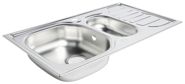 Évier de cuisine inox "turing" - 1,5 cuve - Brico Dépôt