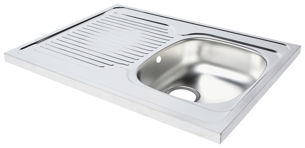 Évier de cuisine inox "MAYR" - 1 cuve - Brico Dépôt