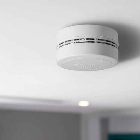 Détecteur de fumée DAAF NF - Ø 70 mm x 33 mm - Siemens - Brico Dépôt