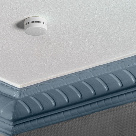 Détecteur de fumée DAAF NF - Ø 70 mm x 33 mm - Siemens - Brico Dépôt