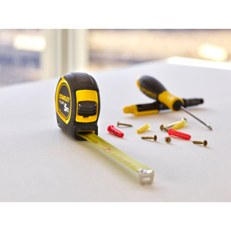 Mètre à ruban 5 m x 19 mm Bimatière Tylon - 0-30-697 - Stanley - Brico Dépôt