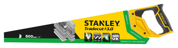 Scie égoïne universelle 500 mm - STHT20350-1 - Stanley - Brico Dépôt