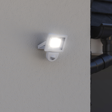 Projecteur "Weyburn" 10w bl à détecteur 800 lm - Blanc - Brico Dépôt