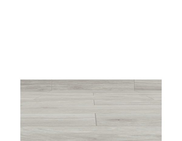 Plinthe carrelage aspect bois blanc "Wychwood" L.60 x l.7,5 cm - GoodHome - Brico Dépôt