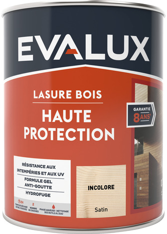 Lasure incolore - 0,75 L satin - Evalux - Brico Dépôt