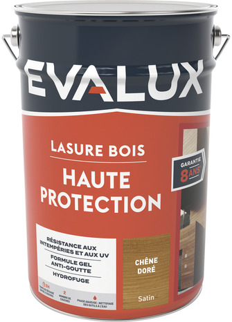 Lasure chêne doré - 5 L satin - Evalux - Brico Dépôt