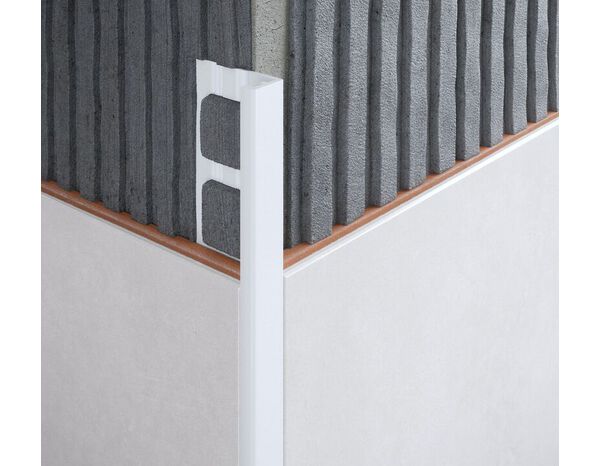 Profile équerre pvc 2,50 m x 8 mm - blanc - Brenner - Brico Dépôt