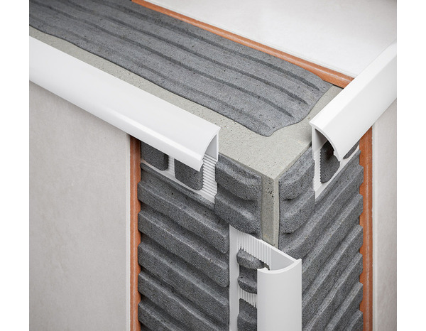 Profile 1/4 rond pvc 2,50 m x 6 mm - blanc - Brenner - Brico Dépôt