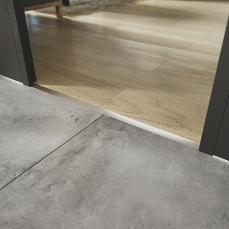 Profile de transition aluminium 1 m x 10 mm - Brenner - Brico Dépôt