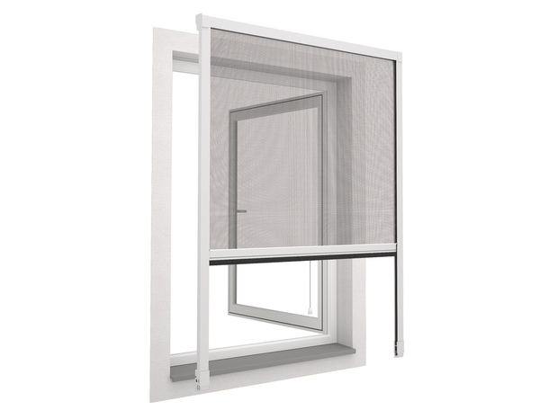 Store moustiquaire fenêtre recoupable en aluminium - L. 125 X H. 170 cm - Brico Dépôt