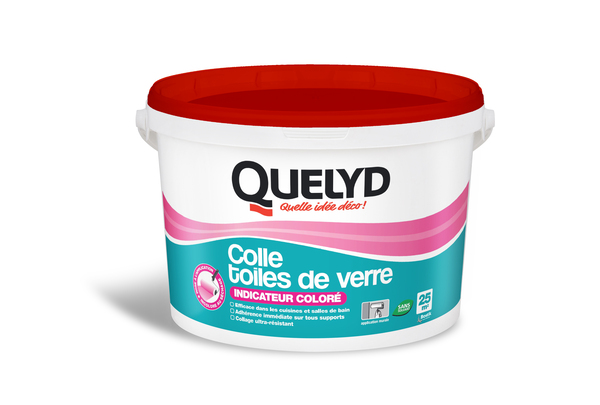 Colle toiles de verre ultra résistant 5kg - Quelyd - Brico Dépôt