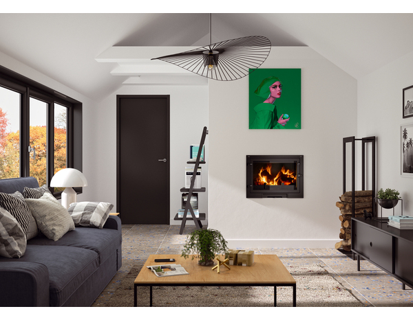 Foyer à bois 700 EOS - 8 kW - Invicta - Brico Dépôt