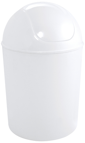 Poubelle à bascule "Sweet" blanc - 5L - Brico Dépôt